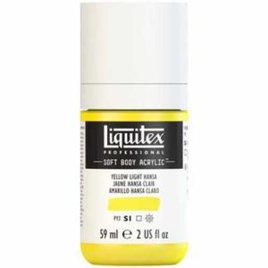 Liquitex Professional Soft Body Acrylic Paint - (2oz/59ml) Yellow Light Hansa