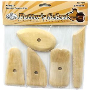 Royal Langnickel Potter's Select Wooden Potter's Ribs - (5 Pieces)