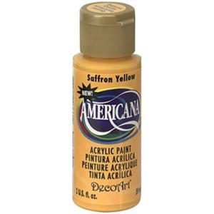 DecoArt Americana Acrylic Paint - (2oz/59ml) Saffron Yellow