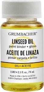 Grumbacher Linseed Oil - (2.5oz/74ml)