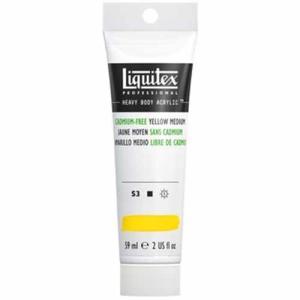 Liquitex Professional Heavy Body Acrylic Paint - (2oz/59ml) Cadmium-Free Yellow Medium