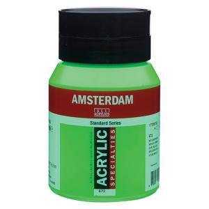 Royal Talens Amsterdam Acrylic Paint - (16.9oz/500ml) Reflex Green