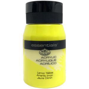 Royal Langnickel Essentials Acrylic Paint - (16.9oz/500ml) Lemon Yellow