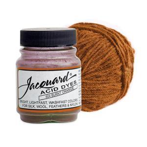 Jacquard Acid Dyes for Protein and Synthetic Fibers - (.5oz) Burnt Orange