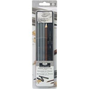Royal Langnickel Essentials Tin Box Mini Pastel Sketching  Art Set - (8 Pieces)  RSET-ART2606
