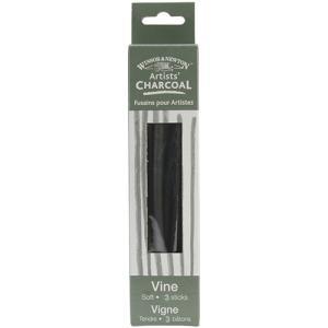Winsor & Newton Artists' Vine Charcoal Sticks - (3 Pack) Soft