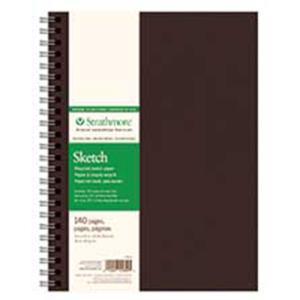 Strathmore 400 Series Hardcover Sketch Book (458) 9" x 12" - (70 sheets, 60lb) Wire Bound