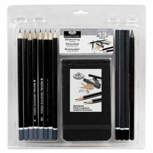 Royal Langnickel Essentials Sketching Pencil Set W/ Sketchbook- 13pc RART-2102