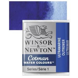Winsor & Newton Cotman Half Pan Watercolor - Ultramarine  0301660