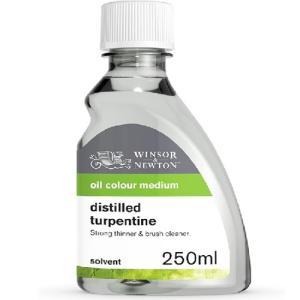 Winsor & Newton Oil Colour Solvents - (8.4oz/250ml) Distilled Turpentine