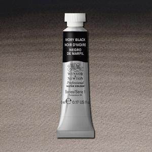 Winsor & Newton Professional Water Colour – (.17oz/5ml) Ivory Black