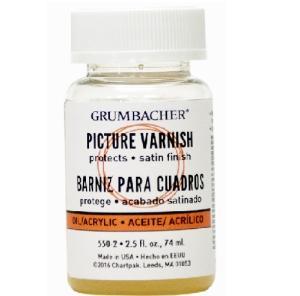 Grumbacher Picture Varnish - (2.5oz/74ml)  550-2