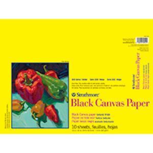 Strathmore 300 Series Black Canvas Paper Pad 16" x 20" - (10 sheets, 115lb)
