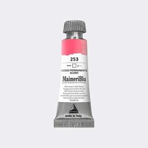 MaimeriBlu 12ml Watercolor- Permanent Red Deep