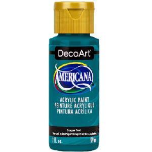 DecoArt Americana Acrylic Paint - (2oz/59ml) Dragon Teal
