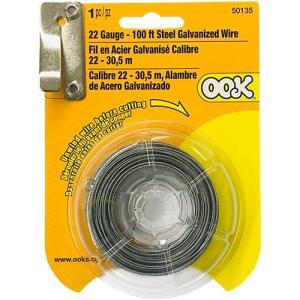 Ook Galvanized Steel Wire - (100ft), 22 Gauge