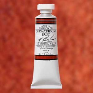 M. Graham & Co. Watercolor Paint – (0.5oz/15ml) Quinacridone Rust