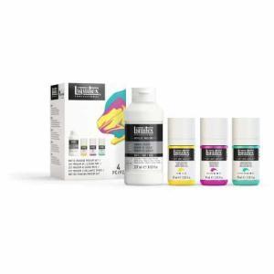 Liquitex Pouring Medium & Soft Body Acrylic Set