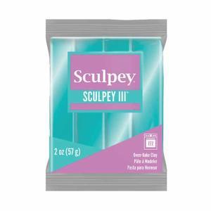 Sculpey III Oven-Bake Clay (2oz bar) - Teal Pearl