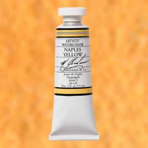 M. Graham & Co. Watercolor Paint – (0.5oz/15ml) Naples Yellow