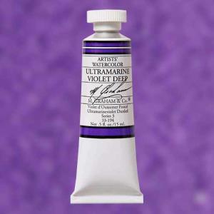 M. Graham & Co. Watercolor Paint – (0.5oz/15ml) Ultramarine Violet Deep