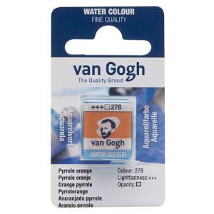 Royal Talens Van Gogh Water Colour Half Pan - Pyrrole Orange