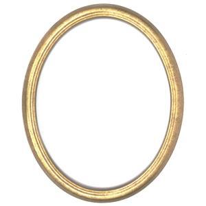 Closeout Oval Frame Gold - 22" x 28"