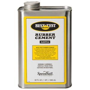 Speedball Best Test Rubber Cement (32oz) *** * IN STORE PICK UP & LOCAL DELIVERY ONLY