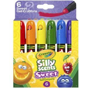Crayola Silly Scents Sweet Gel Crayons 6ct  52-3414