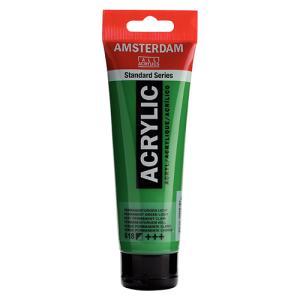 Royal Talens Amsterdam Acrylic Paint - (4.1oz/120ml) Permanent Green Light