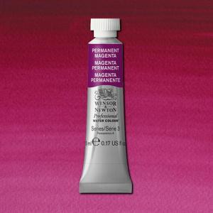 Winsor & Newton Professional Water Colour – (.17oz/5ml) Permanent Magenta