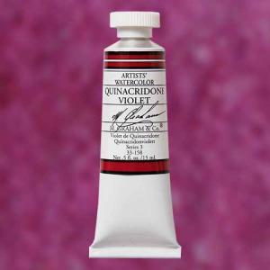 M. Graham & Co. Watercolor Paint – (0.5oz/15ml) Quinacridone Violet