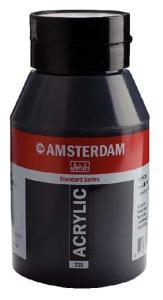 Royal Talens Amsterdam Acrylic Paint - (33.8oz/1000ml) 735 Oxide Black