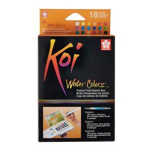 Sakura Koi Water Colors Pocket Field Sketch Box - (18 Colors)