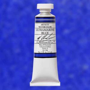 M. Graham & Co. Watercolor Paint – (0.5oz/15ml) Ultramarine Blue