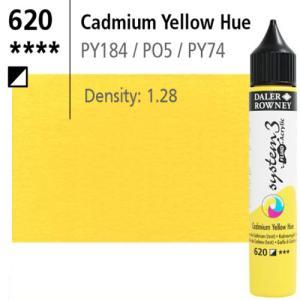 System3 Fluid Acrylics Cadmium Yellow Hue -250ml Bottle 139250620