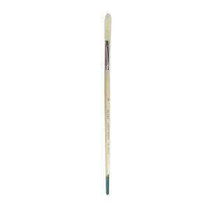 Daler Rowney Robert Simmons Signet Bristle Brush - Egbert Filbert, Long Handle, Size 6  DR222143006