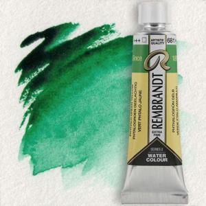 Royal Talens Rembrandt Watercolour - (0.6oz/20ml) Phthalo Green Yellow 681