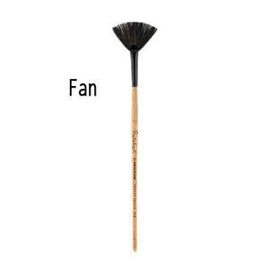 Princeton 6450 Series Catalyst Polytip Bristle Brush - Short Handle Fan 4