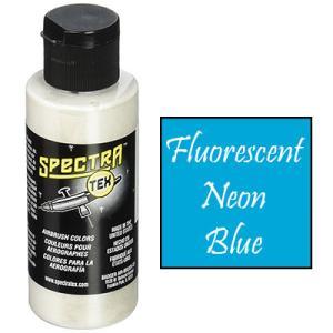 Badger Spectra-Tex Fluorescent Neon Blue Airbrush Paint (2 ounces)