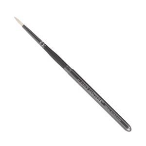 Richeson Grey Matters Pocket Bristle Brush for Oil & Acrylic - #1 Round