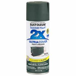 2x Ultra Cover 12oz Satin Spray- Hunt Club Green