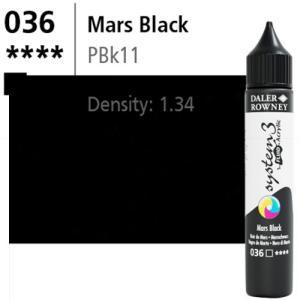 System3 Fluid Acrylic  Mars Black -250ml Bottle 139250036