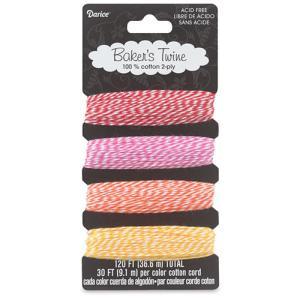 Darice Baker's Twine 2-Ply Assortment - (30ft/9.1m Each) Candylane