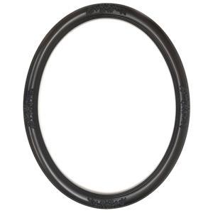 Closeout Oval Frame Dark Cherry with Rose Accents - 22" x 28"
