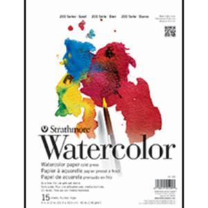 Strathmore Watercolor Pad- 9"x12" - 15 sheets (90lb)