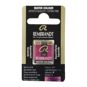Rembrandt Professional Watercolor Half Pan - 867 Sparkle Pink