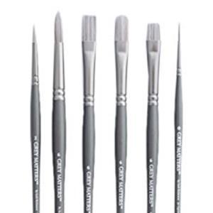 Richeson Grey Matters Brushes for Acrylic - (Set of 6)