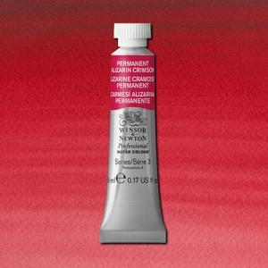 Winsor & Newton Professional Water Colour – (.17oz/5ml) Permanent Alizarin Crimson