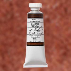 M. Graham & Co. Watercolor Paint – (0.5oz/15ml) Burnt Sienna
